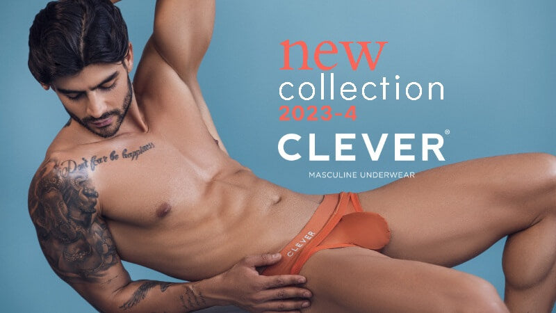 Clever underwear offers men's briefs, trunks, boxers, thongs and jockstraps that are designed to be sporty, sexy, and functional.