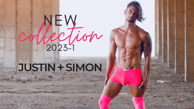 Justin + Simon is a hot new cheeky addition to DownUnder Apparel. Enjoy vibrant colors on barely there looks that capture attention everywhere you go!