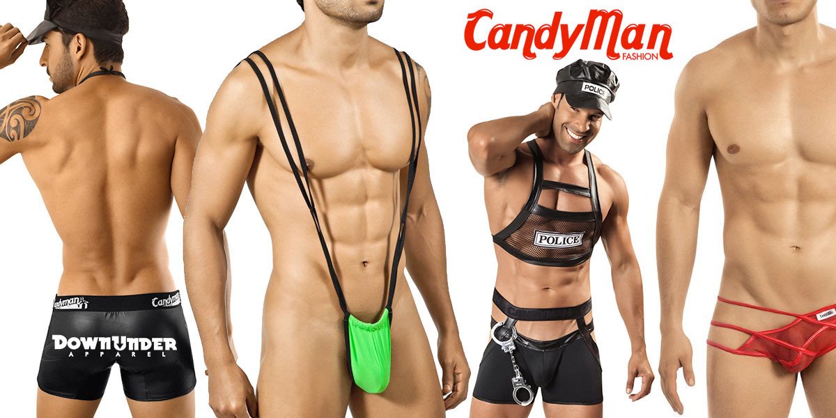 CandyMan men’s underwear is the perfect mix of the art of costume design and stylish, sexy underwear!