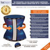 TrueShapers 1032 Latex free Workout Waist Training Cincher Color 05-Print