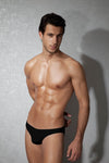 Doreanse 1281-Blk Hang-Loose Bikini Brief Couleur noir