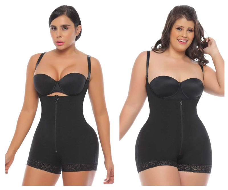 365me Shapewear G001 Bodys de contrôle Laura Color noir