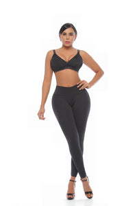 365me Shapewear G008 लेगिंग लूना कलर ब्लैक