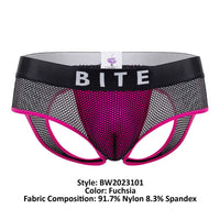 BiteWear BW2023101 Discreet Apricot Jockstrap Color Fuchsia