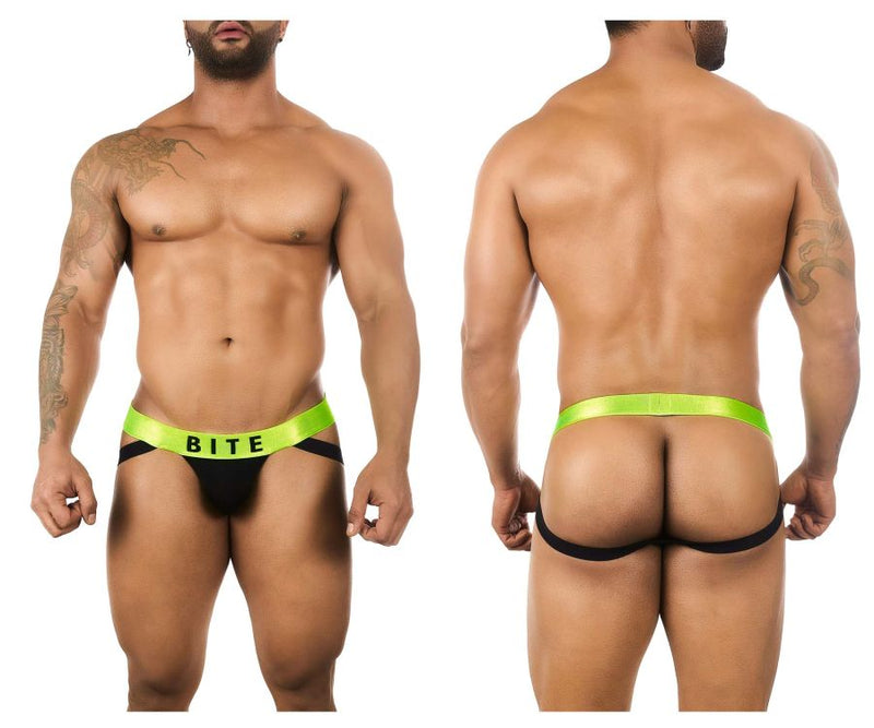 Bordwear BW2023104 Couleur de jockstrap de pêche impertinente verte