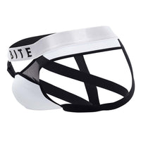 Bitwear BW2023108 Tuxedo Banana Jockstrap Color White