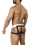 Bitwear BW2023108 Tuxedo Banana Jockstrap Color White