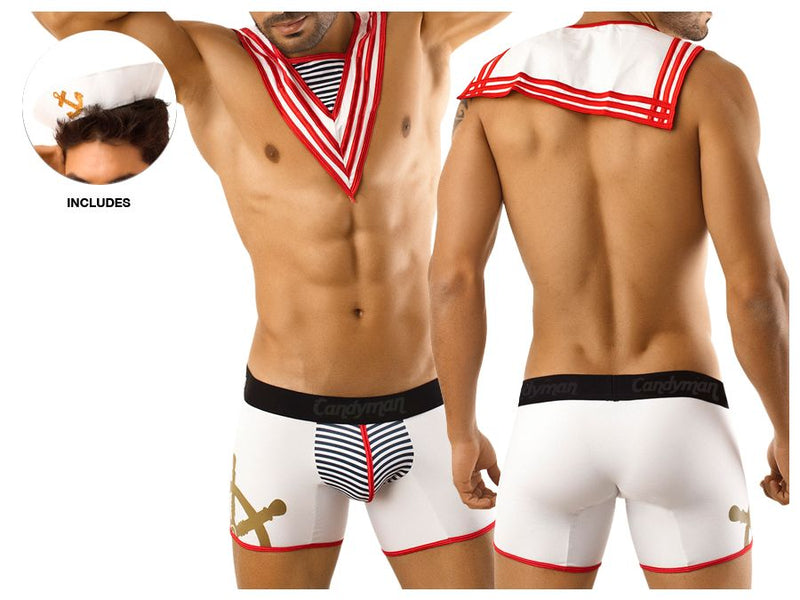 Candyman 9557 Sailor Costume tenue couleur blanc