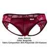 Candyman 99312x Jockstrap Color Burgundy