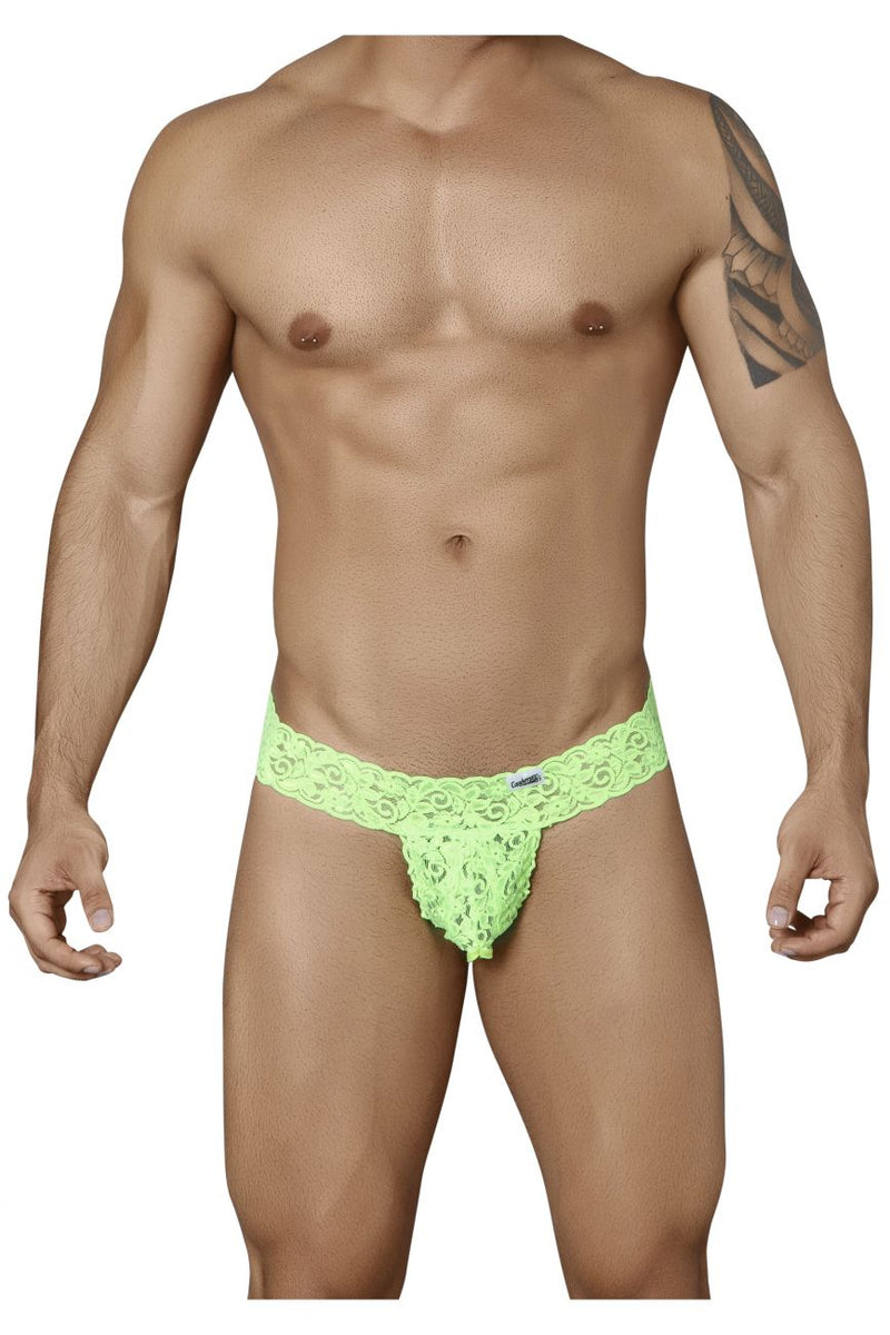 Candyman 99315 Peek A Boo Thongs Color Green