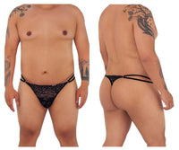 Candyman 99421x Lace G-String Thongs Color Negro