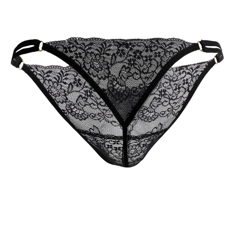 CandyMan 99421X Lace G-String Thongs Color Black