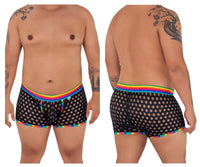 CandyMan 99511X Polka Mesh Trunks Color Black