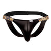 Candyman 99536x Bikini Jockstrap Color Black-Animal Impression