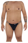 Candyman 99536x Bikini Jockstrap Color Black-Animal Impression