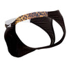 Candyman 99536x Bikini Jockstrap Color Black-Animal Impression