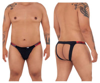 Candyman 99536X Bikini Jockstrap Color Impresión negra