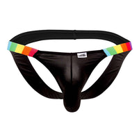 CandyMan 99536X Bikini Jockstrap Color Black Stripes