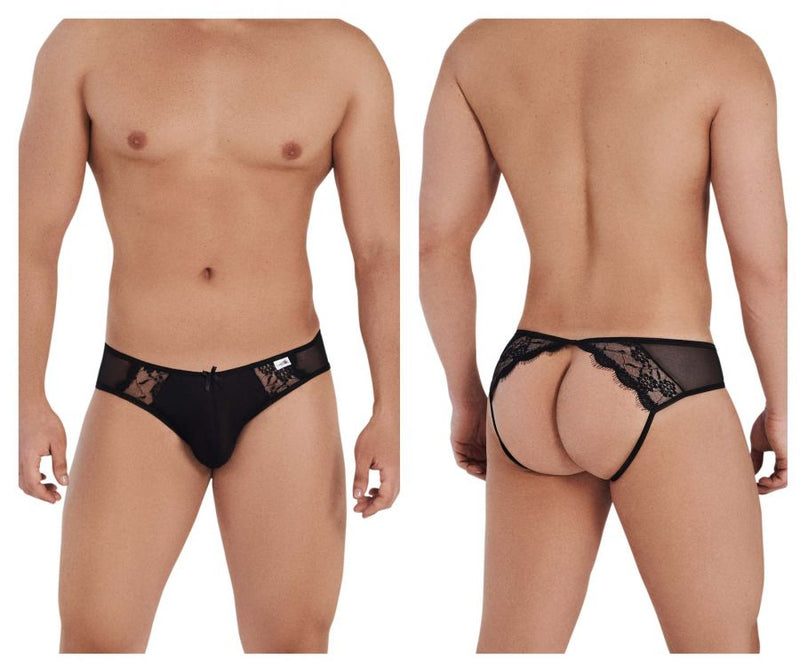 Candyman 99538 Color de encaje Jockstrap Black