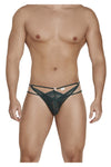 Candyman 99547 Double Thongs Color Hunter Green