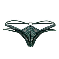 Candyman 99547 Double Thongs Color Hunter Green