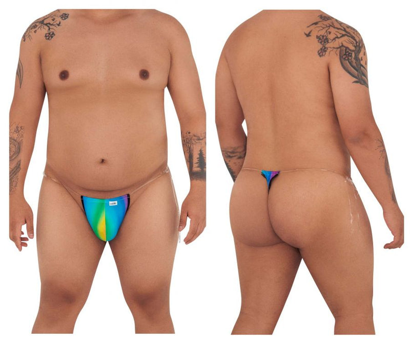 Candyman 99571x Impresiones Invisibles Micro G-String Color Rainbow