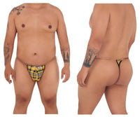 CandyMan 99571X Invisible Micro G-String Color Yellow Print