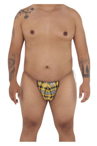 CandyMan 99571X Invisible Micro G-String Color Yellow Print