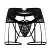 Candyman 99577 Mesh Garter Jockstrap Color noir