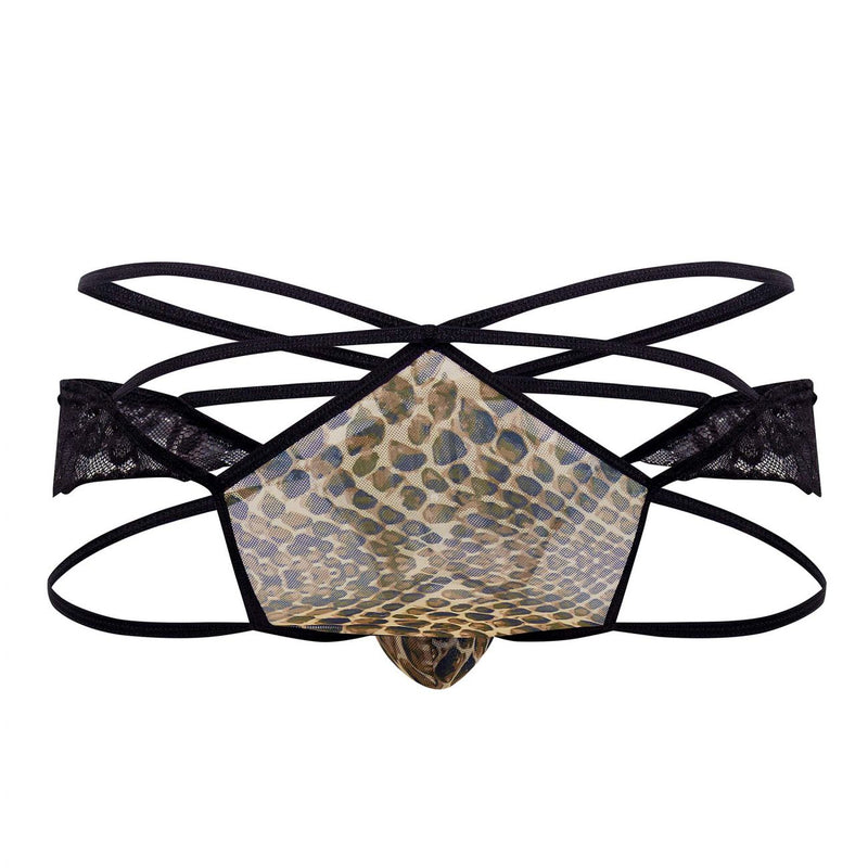 Candyman 99578 Mesh-Lace Bikini Color Snake Imprimer