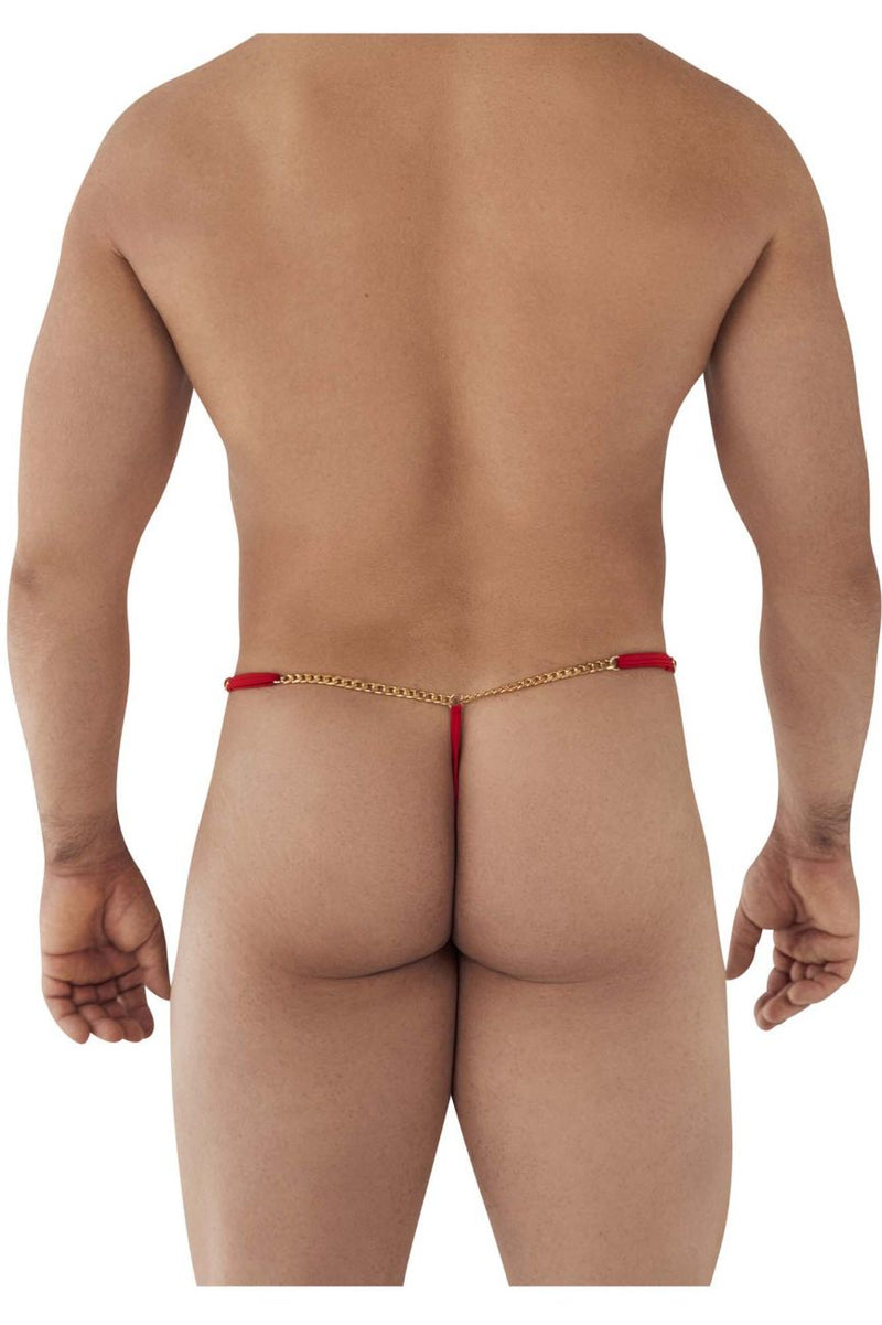 Candyman 99586 cadena G-string color rojo