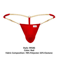 Candyman 99586 chaîne G-string couleur rouge