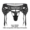 Candyman 99589X LA LA GARTHER COLOR G-STRING NEGRO