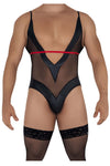 CandyMan 99600 Mesh Bodysuit Color Black