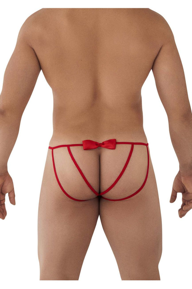 Candyman 99606 Bow Jockstrap Color rojo