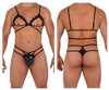 Candyman 99610 harnais string tenue couleur serpent imprimé