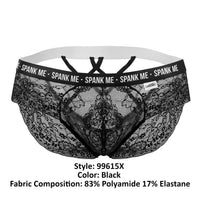 Candyman 99615x fessais-moi les briefs en dentelle couleur noire