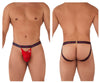 Candyman 99619 Deja de mirar el color de la jockstrap de encaje rojo