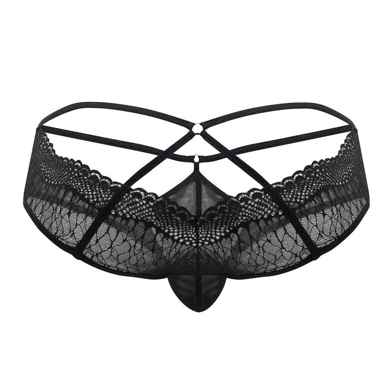 Candyman 99624 Briefs en dentelle Color noir