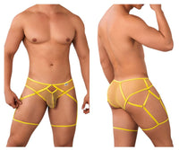 Candyman 99625 Mesh Garter Resumen color amarillo