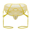 Candyman 99625 Mesh Garter Resumen color amarillo