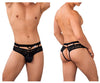 Candyman 99627 Color de encaje de Jockstrap Black