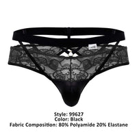 Candyman 99627 en dentelle jockstrap couleur noir