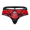 Candyman 99627 Color de Jockstrap de encaje rojo