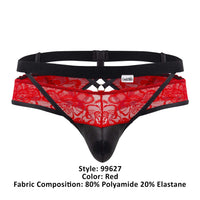 Candyman 99627 en dentelle jockstrap couleur rouge