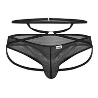 Candyman 99640 Mesh tangas color negro