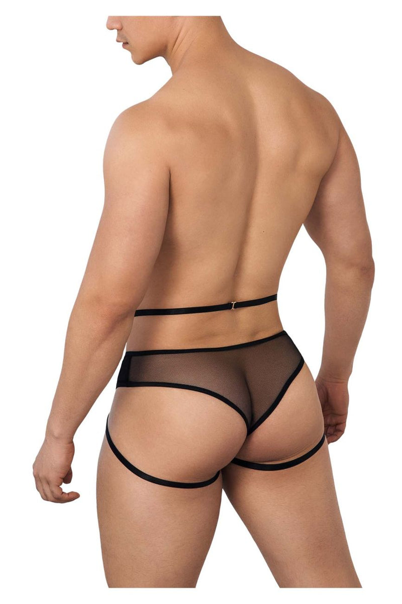 Candyman 99640 Mesh tangas color negro