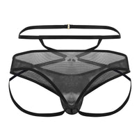 Candyman 99640 Mesh tangas color negro