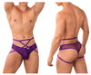 Candyman 99640 Mesh Thongs Color Purple