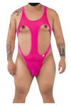 Candyman 99643x Mesh Bodysuit Color Rosa fuerte